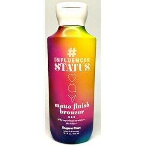 Supre Tan #Influencer Status Matte Finish Bronzer Indoor Tanning‎ Lotion 10.1 oz